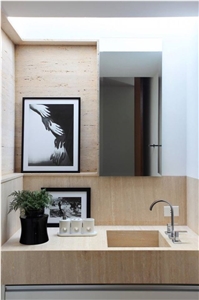 Mexico Travertino Romano Bathroom Vanity Top
