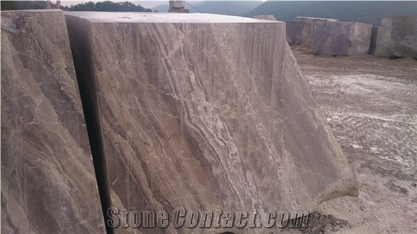 Arana Marron Marble Block, Turkey Brown Marble