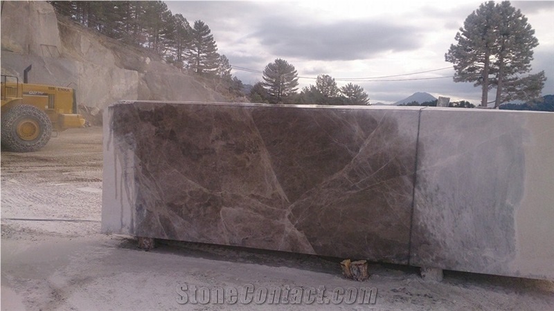 Arana Marron Marble Block, Turkey Brown Marble