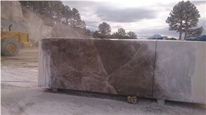 Arana Marron Marble Block, Turkey Brown Marble
