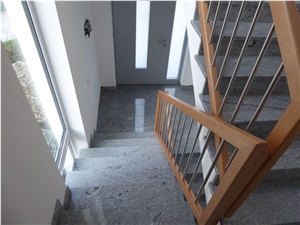 Viskont White Granite Staircase