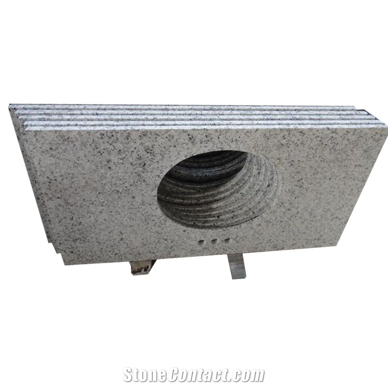 Bala White Granite Countertops, China Bala Flower Granite Kitchen, Chinese White Flower Islands Top, Fujian Cheap Light Grey Natual Stone