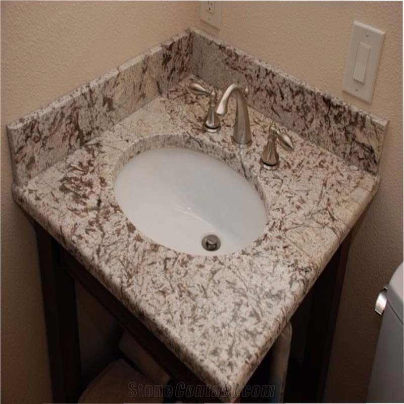 Bianco Antico Brazil White Popular Granite Vanity Top,Blanco Portiguar,Natural Building Stone,Project Hotel Shopping Mall Decoration,Vanities