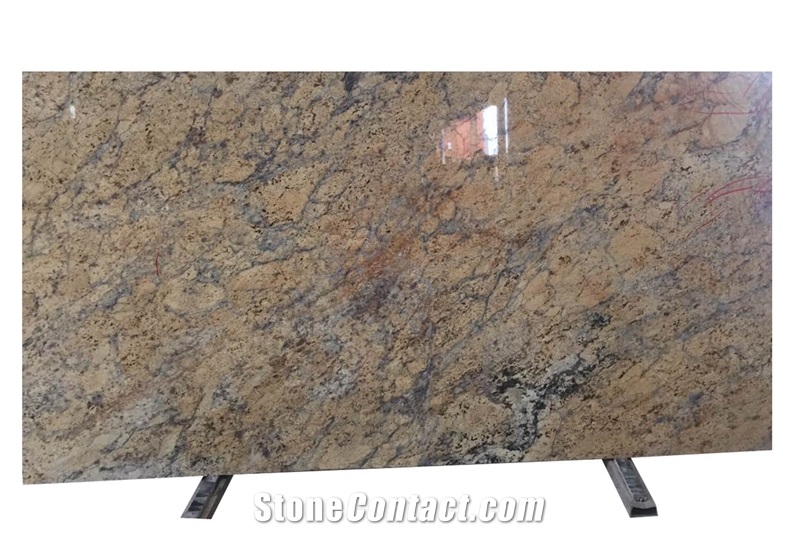 Cream Yellow Granite Tiles, Cream Flower Granite Slab, Golden Flower Granite,Cream Granite for Kitchen Counter Tops, Golden Granite for Bath Vanities