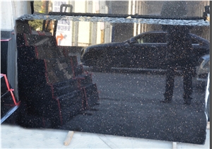 Factory Competitive Price Balack Galaxy Granite Kitchen Countertop -Wholesale Galaxy Black Granite Island Top-Fabricated Star Black Granite Top