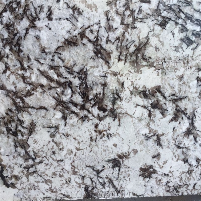 Snow White Granite, Brazil White Granite, White Granite Slabs for Counter Top, Kitchen Counter Top, White Vanities