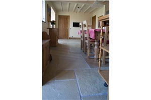 Aged Jaipur Limestone Pattern Floor Tiles