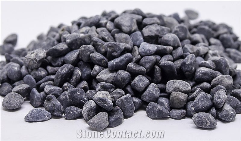 Black Tumbled Pebble Stone
