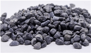 Black Tumbled Pebble Stone