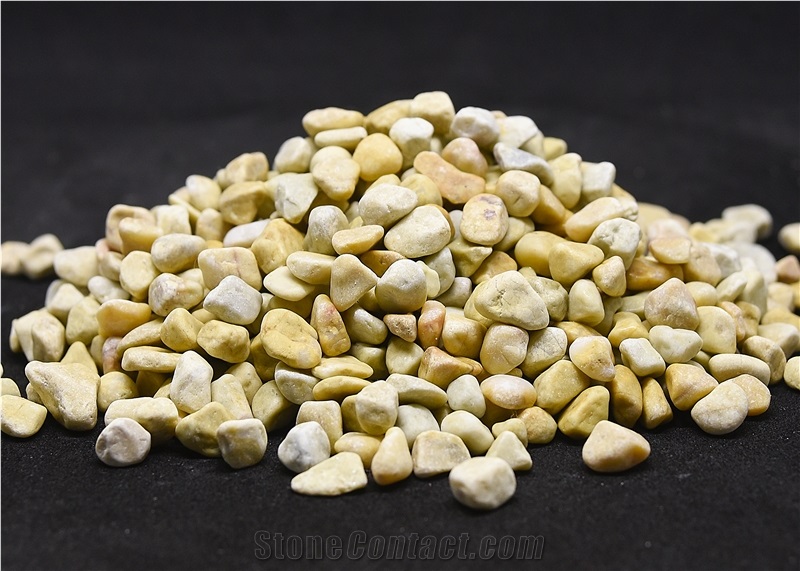 Yellow Tumbled Pebble Stone