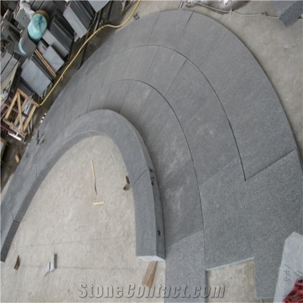 Black Pearl Granite Stair Steps, Inner and External Stairs