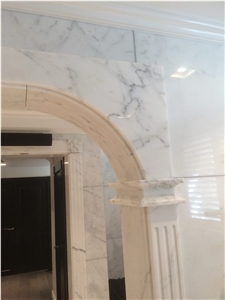 Carrara White Marble Bathroom Project