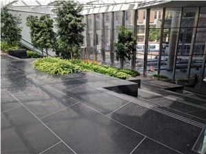 Angola Black Granite Stair Treads and Threshold