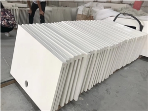 Engineered White Quartz Stone Solid Surface Commercial Countertop,Bar Countertop