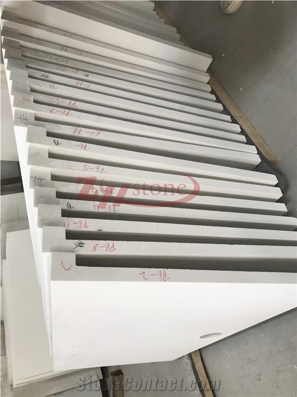 Engineered White Quartz Stone Solid Surface Commercial Countertop,Bar Countertop