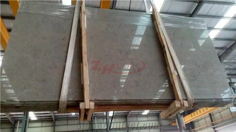 Polished Jura Grey Limestone Slabs Wall Cladding