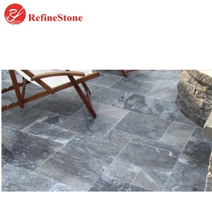 Antique Blue Limestone Pavers Floor Tiles