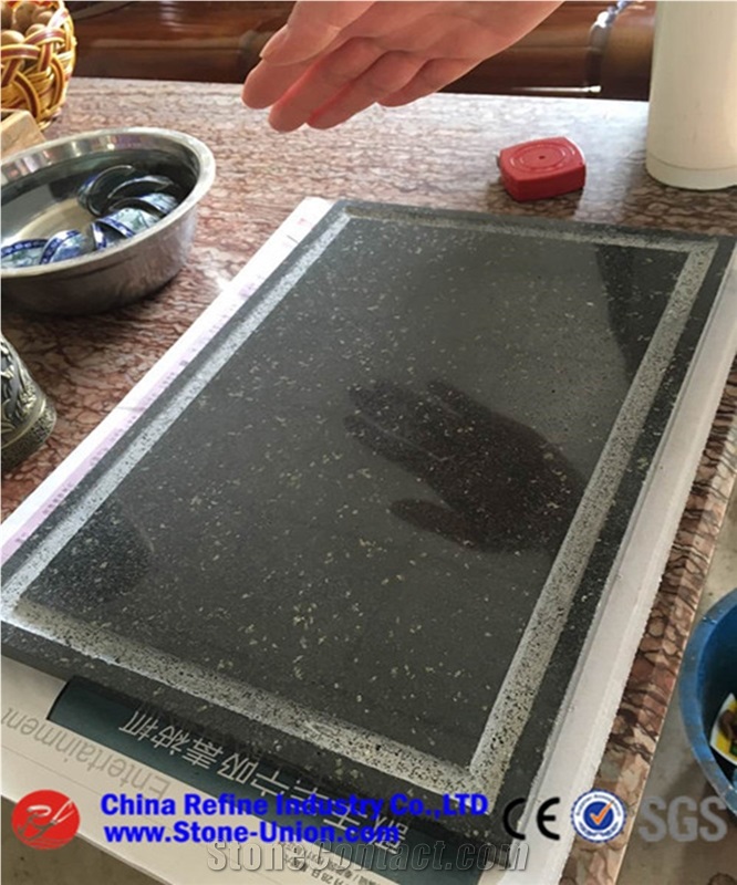 Black Slate Coasters for Sale,Kitchen Utensils,Cheap Price Slate Dinner Deserve Plate,Black Slate Plate