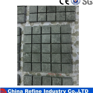 Black Walkway Pavers on Mesh ,Driverway Pavering Stone ,Black Basalt Pavements,G684 Landscape Walkway Stone