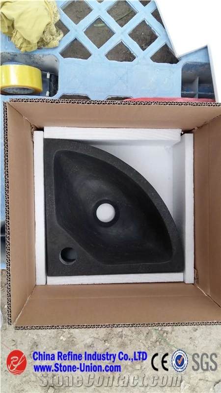 Blue Limestone Sink and Basin Factory Wholesale,Hotel Toilet Project Use, Natural Building Stone Decoration Vessel Sinks, European Style