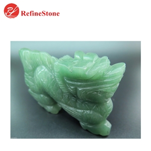 Handmade Burmese Jade Dragon Statue,Large Carved