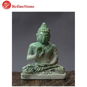 Handmade Green Jade Buddaha Statue,Large Carved Myanmar