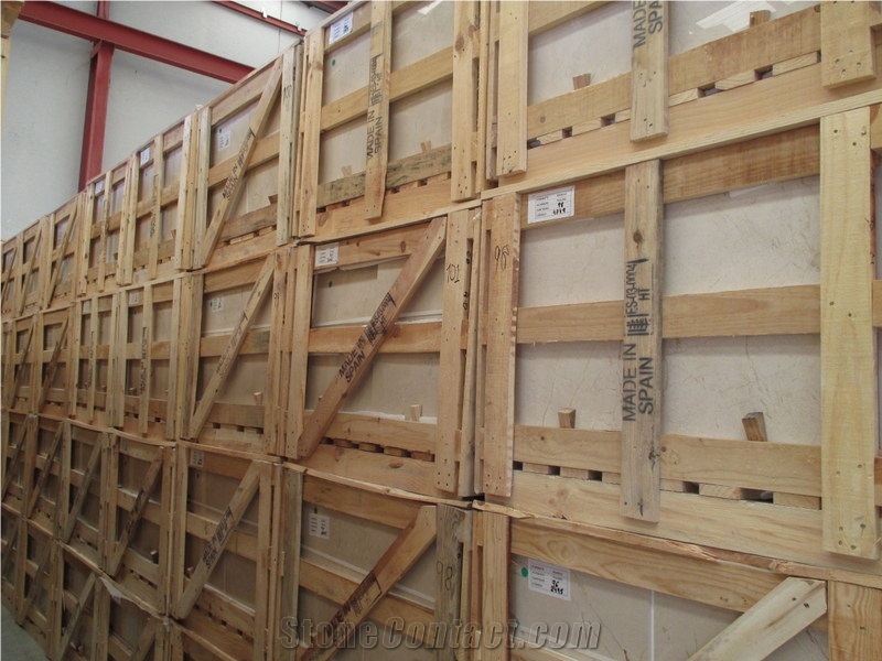 Crema Marfil Polished Marble Tiles 60x40x2
