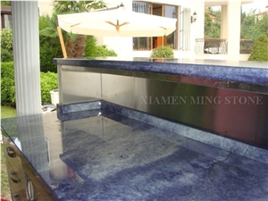Azul Diva Blue Sodalite Polished High Glossy Marble Slabs,Machine Cutting Tile Panel Wall Cladding,Bathroom Floor Covering,Pattern Paving