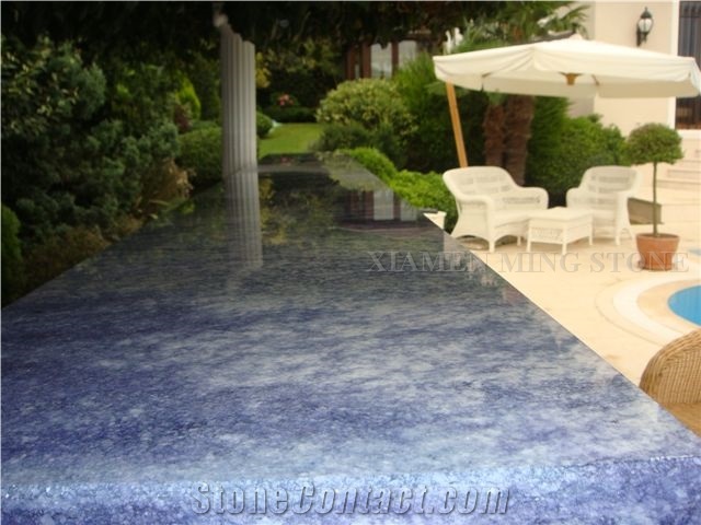 Azul Diva Blue Sodalite Polished High Glossy Marble Slabs,Machine Cutting Tile Panel Wall Cladding,Bathroom Floor Covering,Pattern Paving