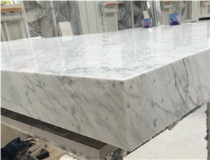 Bianco Carrara Gioia Venato White Marble Interior Furniture Tabletops,Indoor Work Top Table Tops for Home Furniture
