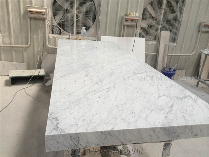Bianco Carrara Gioia Venato White Marble Interior Furniture Tabletops,Indoor Work Top Table Tops for Home Furniture