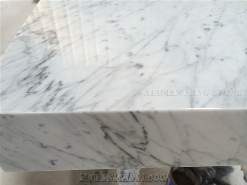 Bianco Carrara Gioia Venato White Marble Slabs,Machine Cutting Panel Tiles for Bathroom Floor Covering,Wall Tiles French Pattern