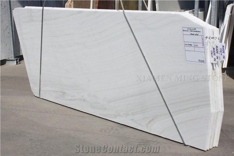 Bianco Lasa Italy White Marble Polished Polished Tile Panel,Machine Cutting Slabs Sheet Bathroom Walling,Floor Covering Pattern