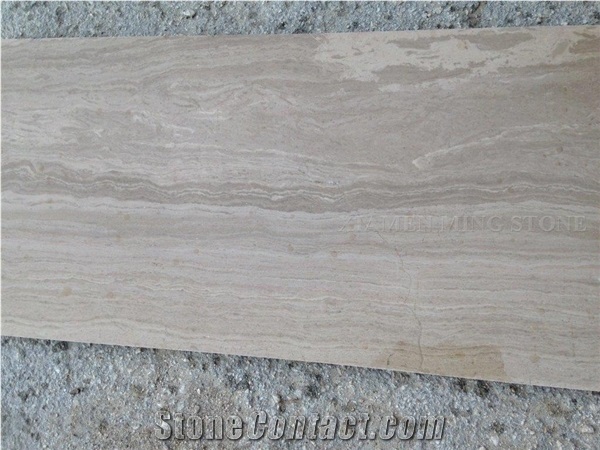 Classico Serpeggiante Cream Marble Honed Slabs,Italy Beige Wooden Vein Marble Panel Tiles for Hotel Floor Covering,Walling Pattern Design