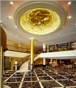 Colorful Stone Granite Polished for Hotel Interior Floor Covering,Hotel Lobby Wall Cladding Panel