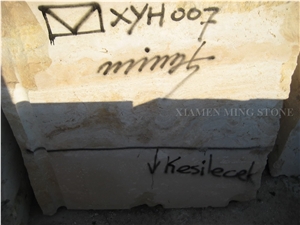 Golden Travertine Yellow Honed Machine Cutting Panel Tiles for Floor Covering Pattern