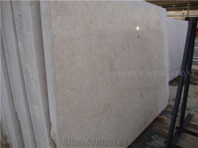 Imported Snow Pearl Beige Marble Polished Slabs,Machine Cutting Cream Marble Panel for Bathroom Floor Covering