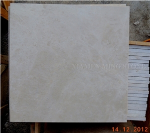 Moon Ivory Beige Cream Marble Project Tiles Polished, Panel Machine Cutting French Pattern Wall Covering Slabs