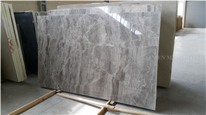 Mystic Grey Marble Polished Slabs,Machine Cutting Panel Tiles for Wall Cladding,Hotel Lobby Floor Covering