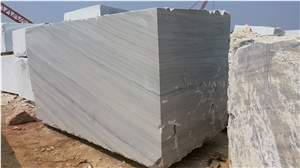Palissandro Bluette Chiaro Italy White Marble Slab,Straight Vein Cutting Marble Tiles for Interior Flooring,Wall Panel
