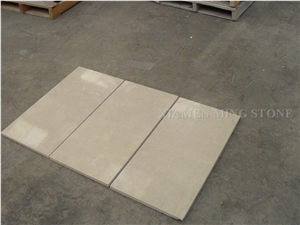 Platino Beige Limestone Polished Machine Cutting Tiles Fpr Interior Walling,Floor Covering Pattern Slabs