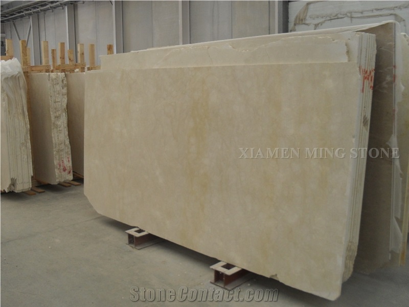 Platino Beige Limestone Polished Machine Cutting Tiles Fpr Interior Walling,Floor Covering Pattern Slabs