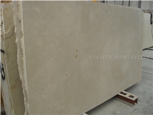 Platino Beige Limestone Polished Machine Cutting Tiles Fpr Interior Walling,Floor Covering Pattern Slabs