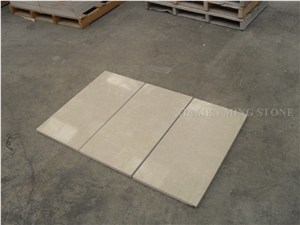 Platino Beige Limestone Polished Slabs,Machine Cutting Tiles Interior Walling,Floor Covering Pattern