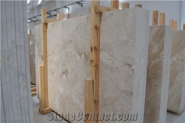 Polished Princeless Crystal Ice White Marble Project Slab, Cream Marble Tiles Bathroom Walling,Floor French Pattern