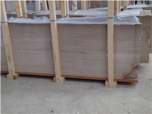 Serpeggiante Cream Marble Polished Tiles,Italy Beige Wooden Vein Marble Panel for Hotel Floor Covering,Pattern Design