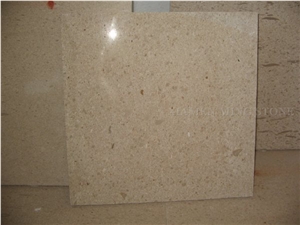 Sunta Mocca Cream Novo Limestone Project Tile,Machine Cutting Panel for Bathroom Walling,Floor Covering Beige Coral Stone