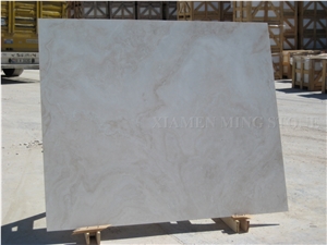 Turkey Super White Travertine Medium Honed Machine Cutting Tiles for Wall Cladding,Travertino Floor Covering Pattern,Hotel Interior Stone Flooring