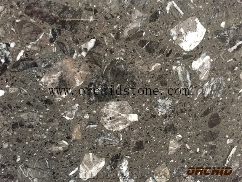 Jura Grey Artificial Marble Slabs & Tiles,Engineered Marble Wall Cladding,Flooring Paver,Staircase,Manmade Artificial Stone Composite Stone,Counter