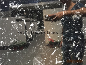 Nero Marquina Artificial Marble Slabs & Tiles,Black Marquina Stone Engineered Marble Wall Cladding Tiles,Flooring Tiles,Interior Used for Countertops,Worktops